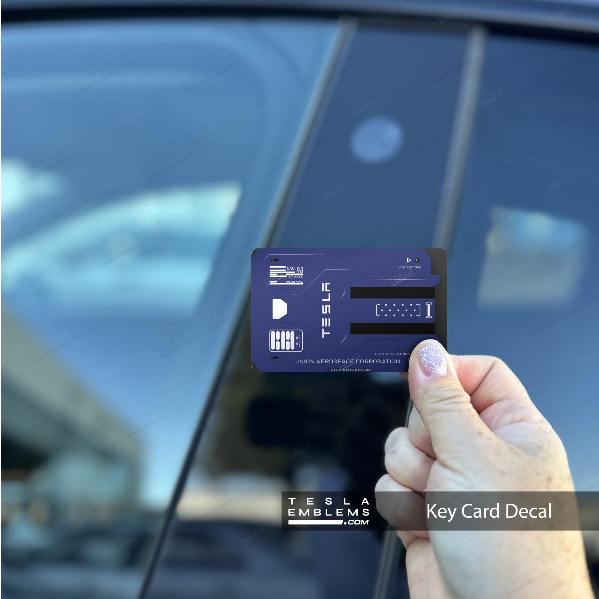 Doom Eternal NFC Keycard Decal