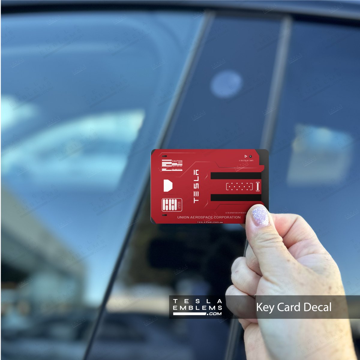 Doom Eternal NFC Keycard Decal