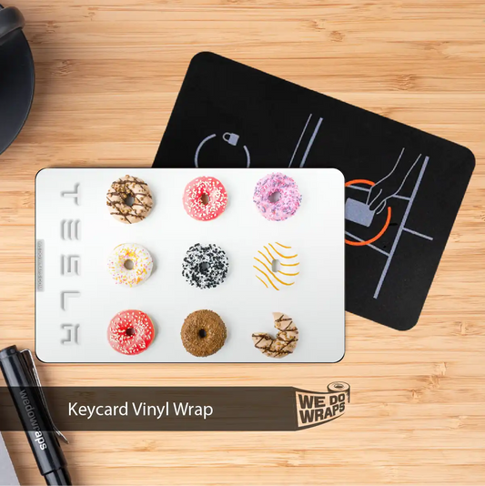 Doughnut Tesla Keycard Decal