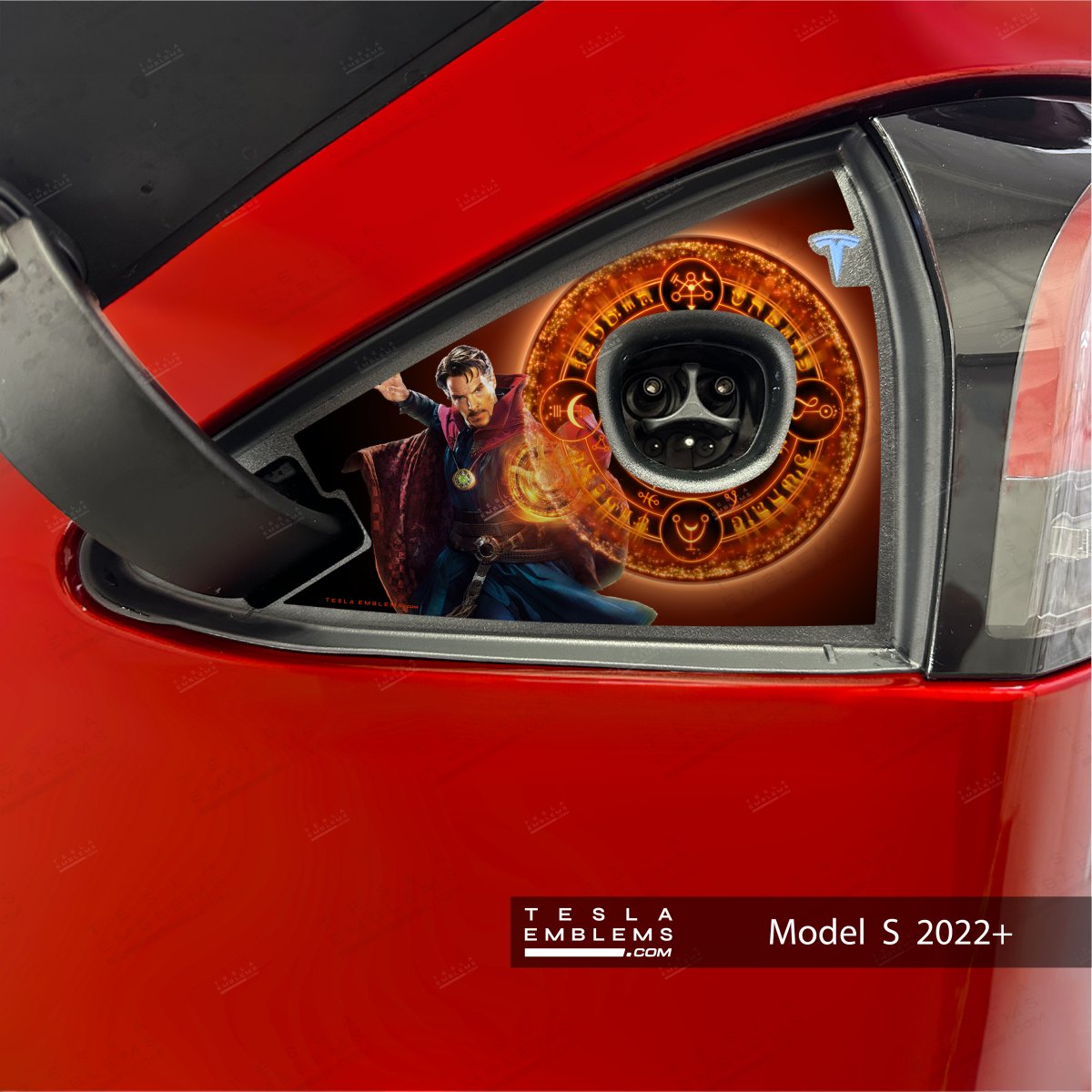 Dr Strange Charge Port Wrap | Model S
