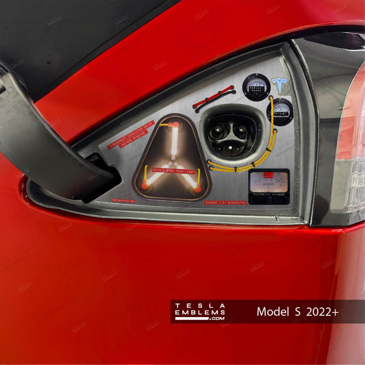 Flux Capacitor - Time Traveling Charge Port Wrap | Model S