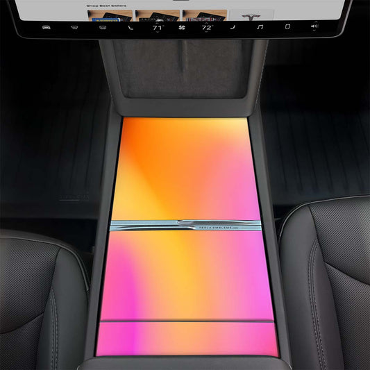 Heatwave Gradient | Tesla Center Console Wrap Kit | MY 2026+ "Juniper"