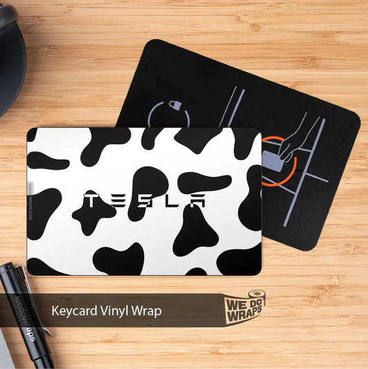Holstein Cow Tesla Keycard Decal