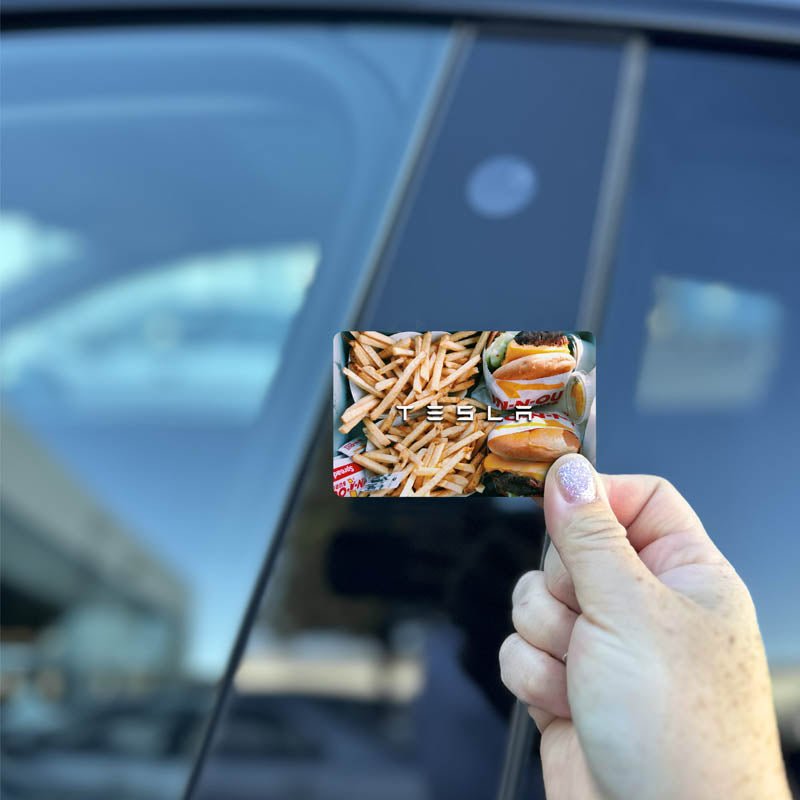 In-N-Out Tesla Keycard Decal