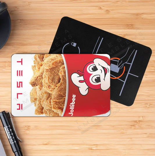 Jollibee Tesla Keycard Decal