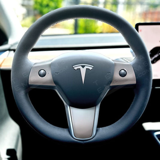 KPMF Matte Aurora Pearl Tesla Steering Wheel Trim Decal Kit (4pcs)
