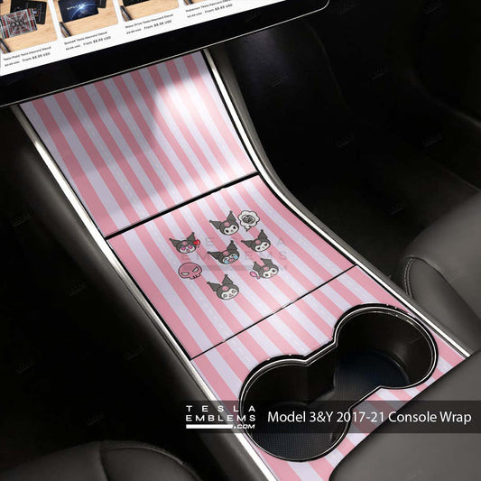 My Melody & Kuromi | Tesla Center Console Wrap Kit | Model Y ’19-20