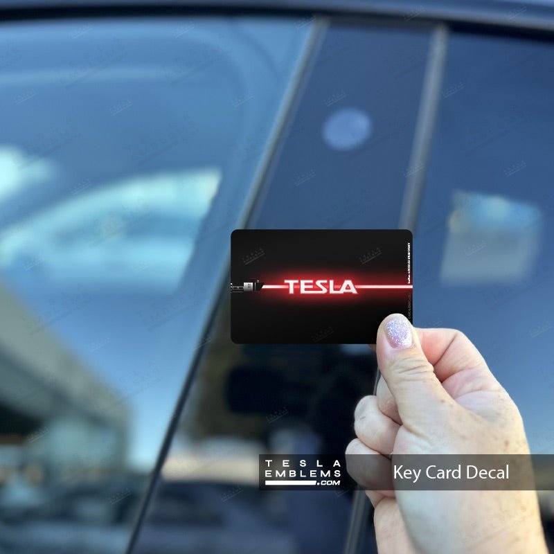 Lightsaber Tesla Keycard Decal