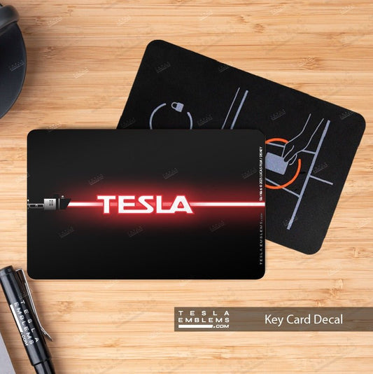 Lightsaber Tesla Keycard Decal