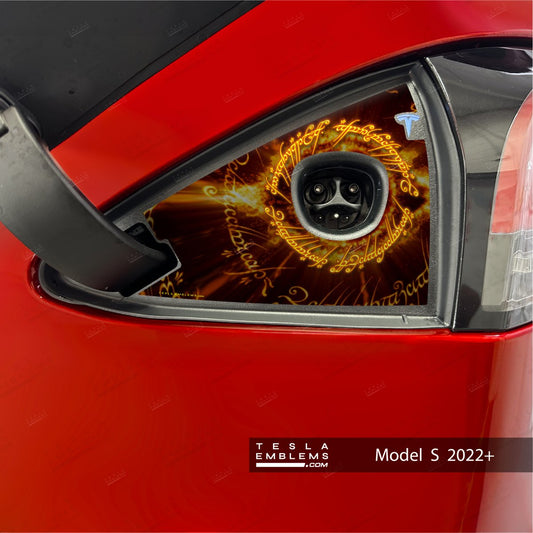 Lord of the Rings Tesla Charge Port Wrap | Model S