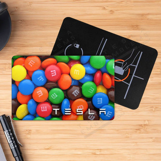 M&M Tesla Keycard Decal