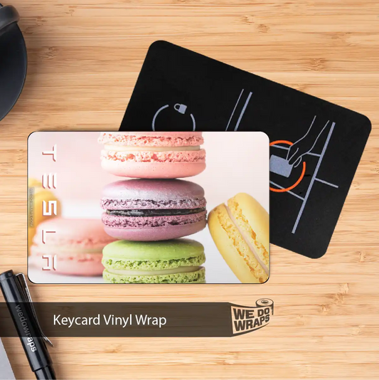 Macaron Tesla Keycard Decal