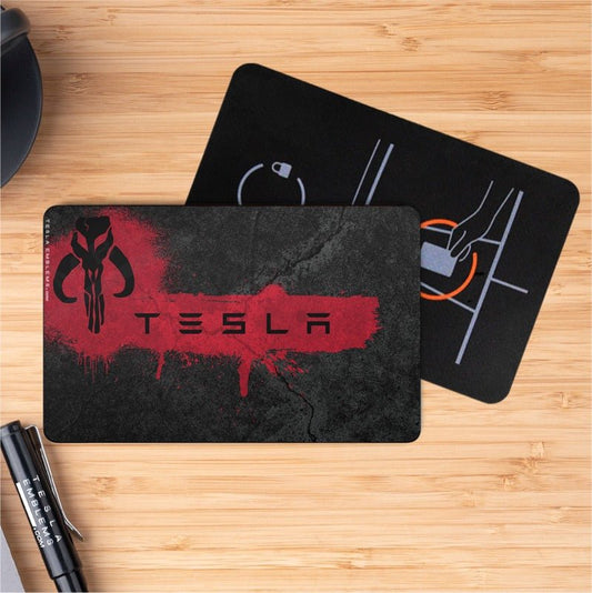 Mandalorian Tesla Keycard Decal