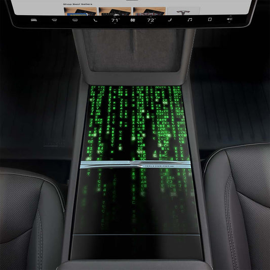 Digital Rain Matrix Code Center Console Wrap Kit | MY 2026+ "Juniper"