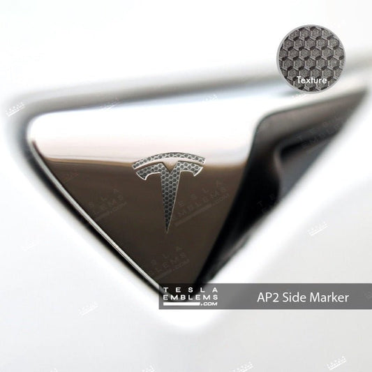 3M Matrix Black Tesla Autopilot Camera Side Marker Decals (2pcs)