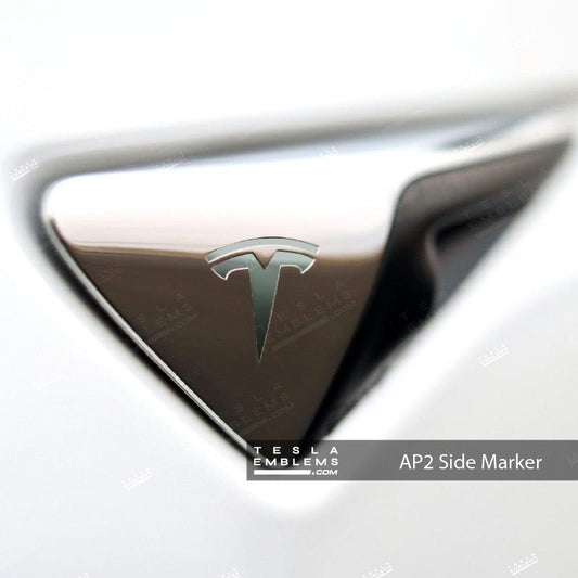 3M Matte Military Green Tesla Autopilot Camera Side Marker Decals (2pcs)