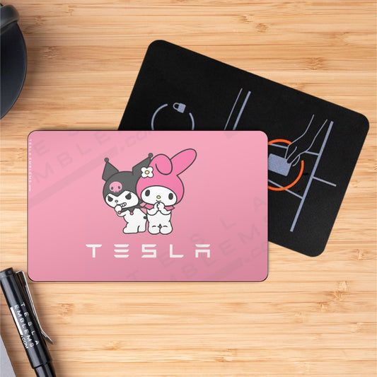 My Melody & Kuromi Tesla Keycard Decal