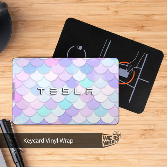 Mermaid Tesla Keycard Decal