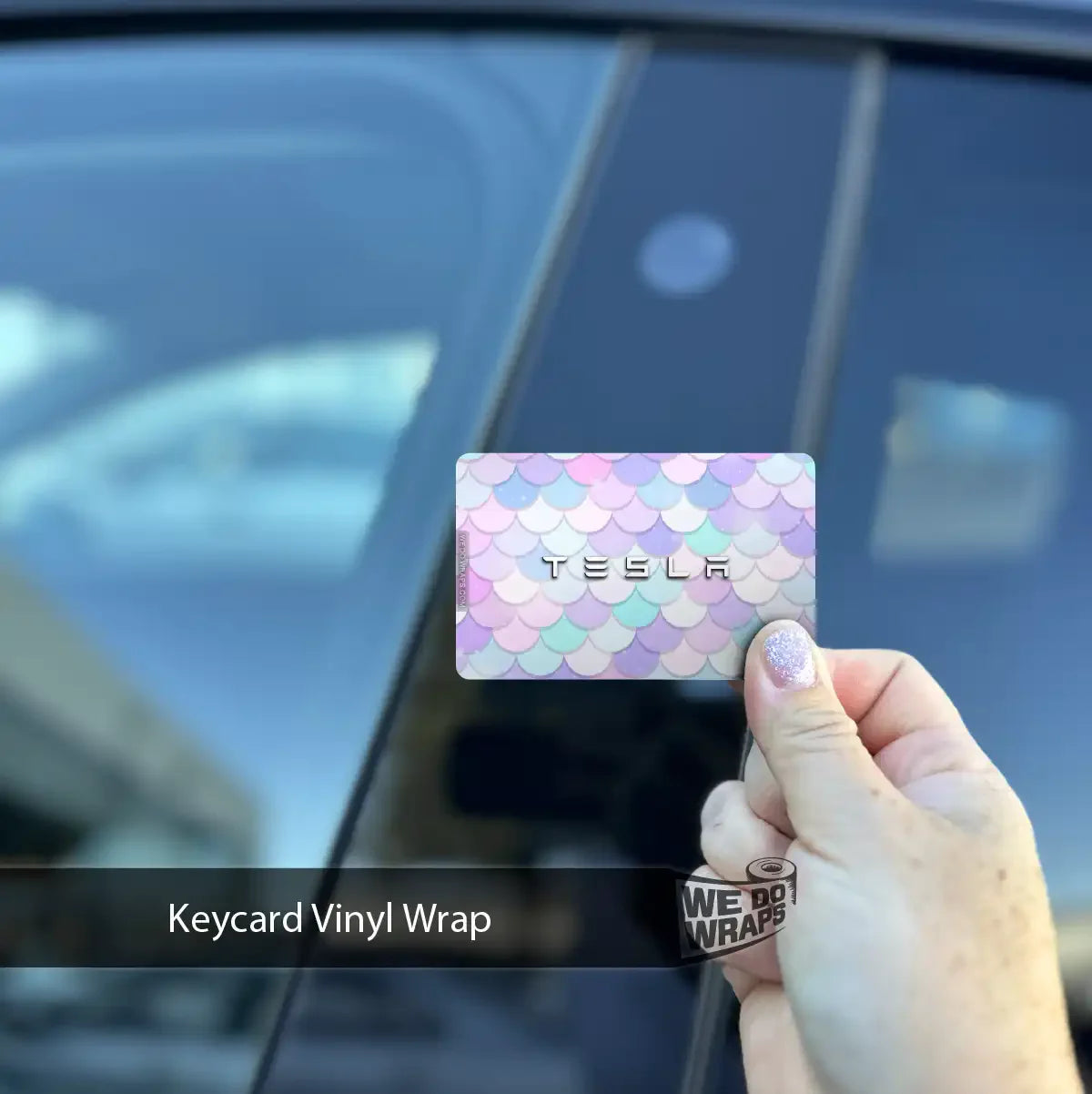 Mermaid Tesla Keycard Decal