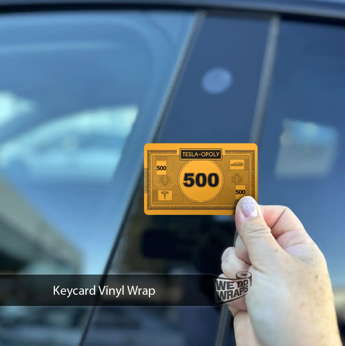 Monopoly Money NFC Keycard Decal