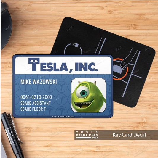 Mike's Monsters, Inc. Scare ID NFC Keycard Decal