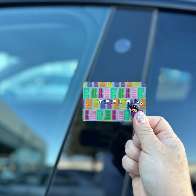 Monsters Inc Tesla Keycard Decal