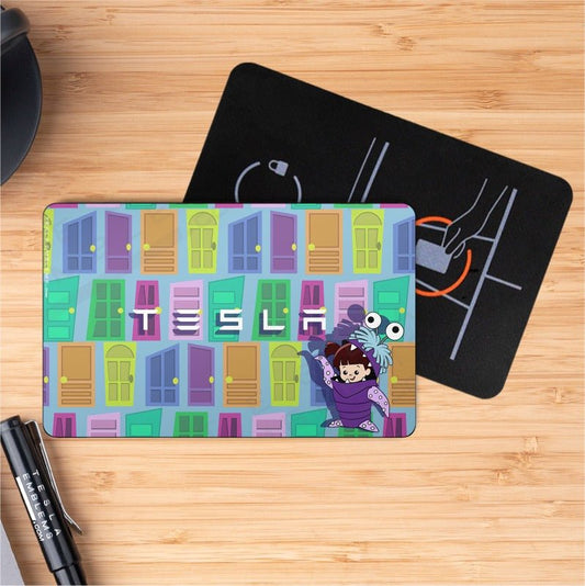 Monsters Inc Tesla Keycard Decal
