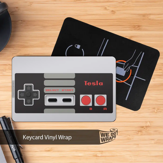 NES Controller Tesla Keycard Decal