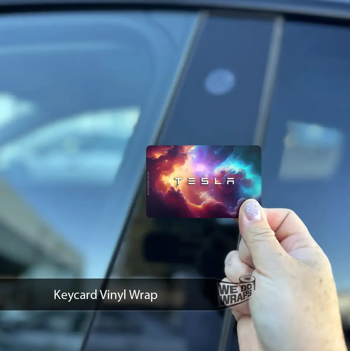 Nebula Tesla Keycard Decal
