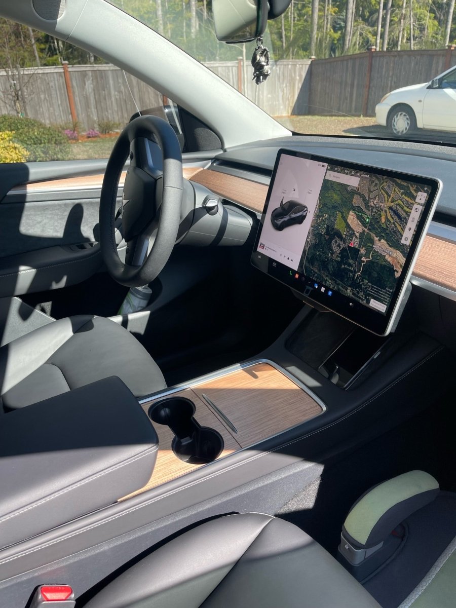 White Ash | Tesla Center Console Wrap Kit | MY 2026+ "Juniper"