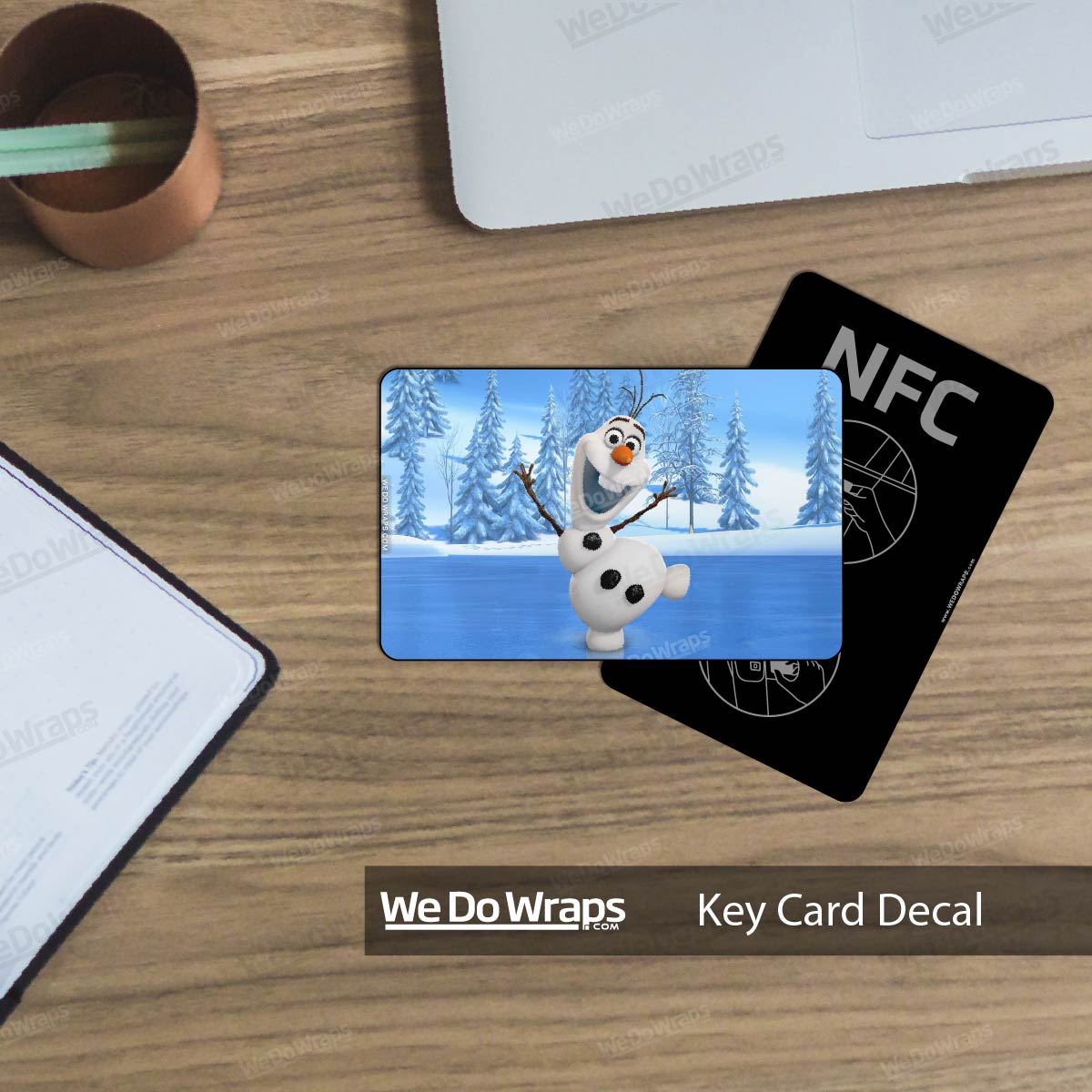 Olaf Tesla Keycard Decal
