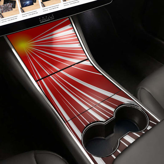 Tesla Launch Performance Mode | Gen1 Center Console Wrap Kit | Model 3 ’17-20 & Model Y ’19-20