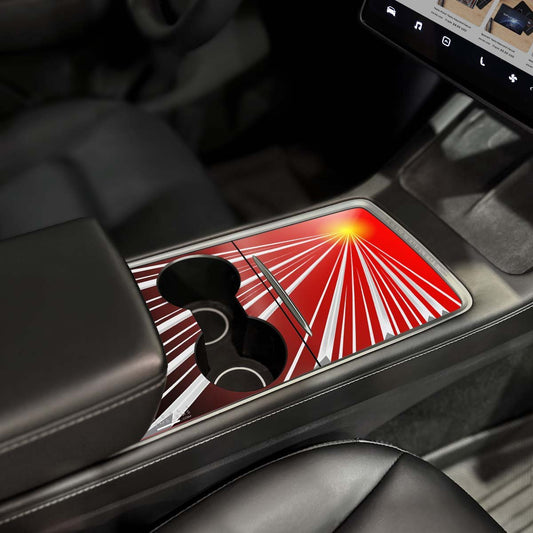 Tesla Launch Performance Mode | Gen2 Tesla Center Console Wrap Kit | Model 3 '21-24 & Model Y '21-25