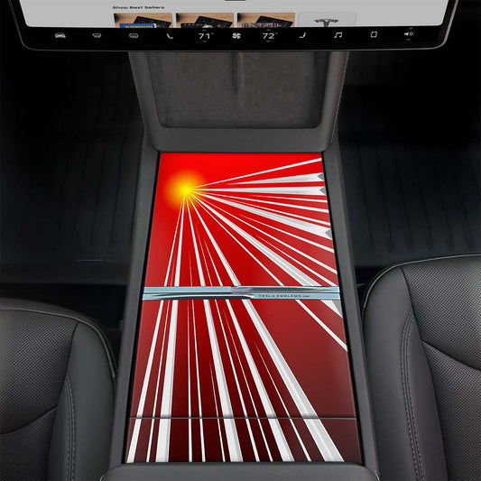 Tesla Launch Performance Mode | Gen3 Center Console Wrap Kit | M3 2024-’25 “Highland”