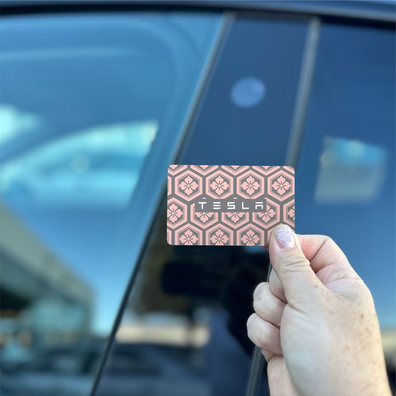 Sakura Hex Tesla Keycard Decal