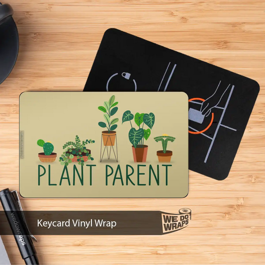 Plant Parent Tesla Keycard Decal