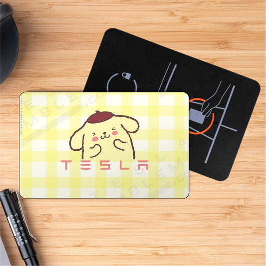 Pompompurin Tesla Keycard Decal
