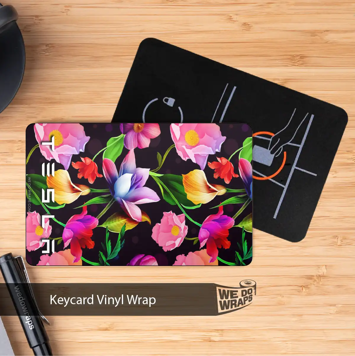 Posies Tesla Keycard Decal