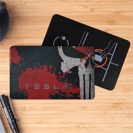 Punisher Tesla Keycard Decal