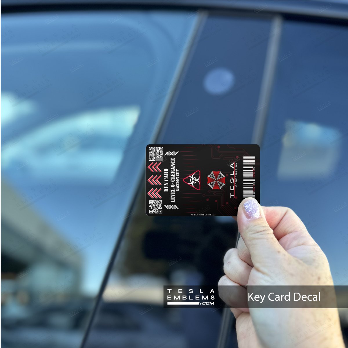 Resident Evil Raccoon City NFC Keycard Decal