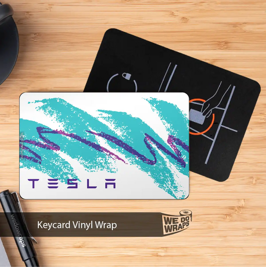 Retro Solo Jazz Cup Tesla Keycard Decal