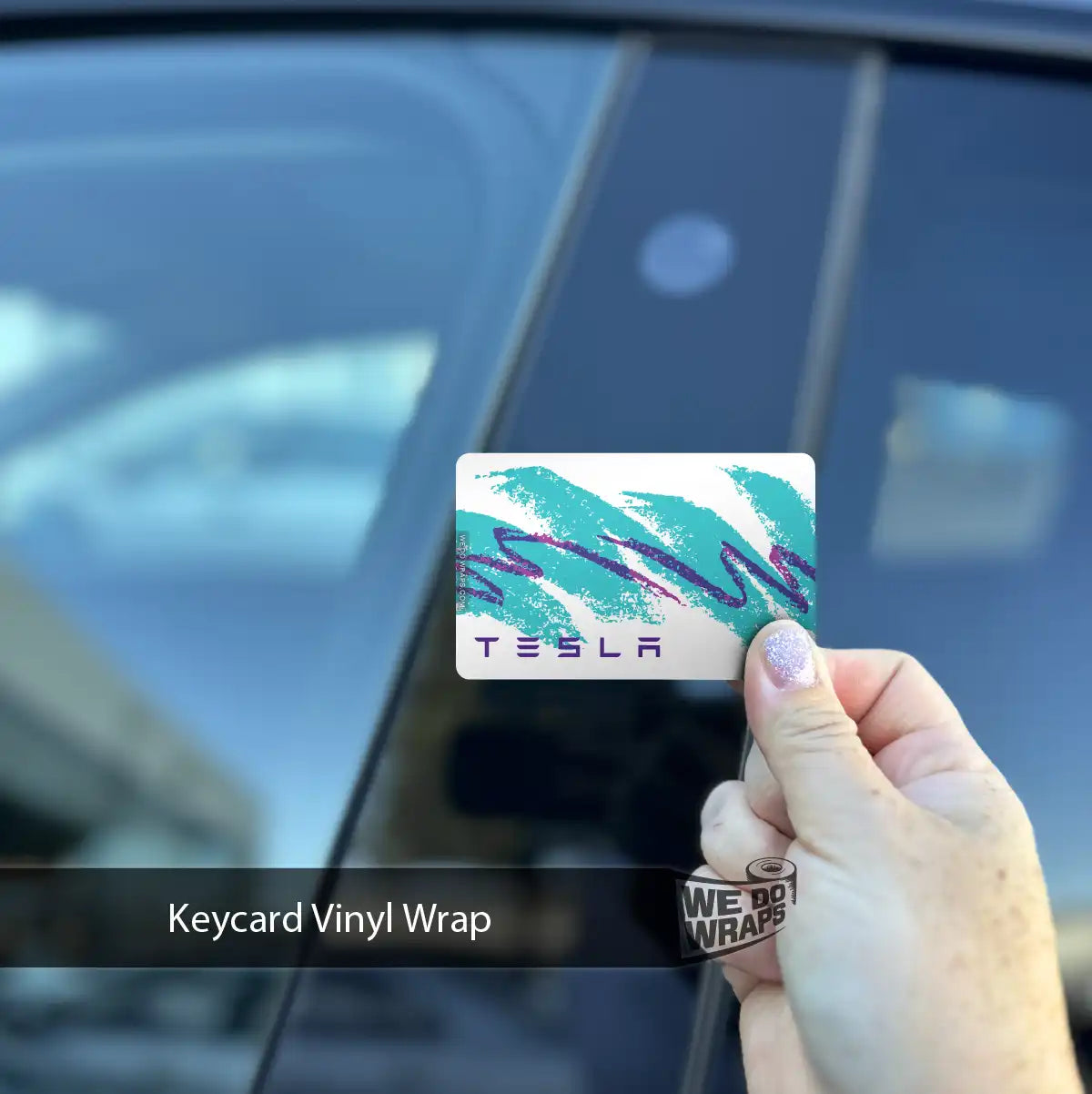 Retro Solo Jazz Cup Tesla Keycard Decal