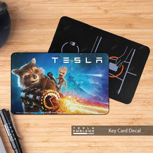 Rocket and Groot Keycard Decal