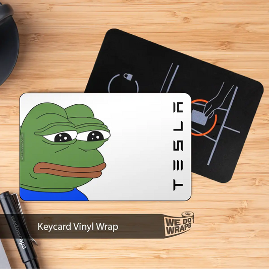 Pepe the Frog Meme Tesla Keycard Decal