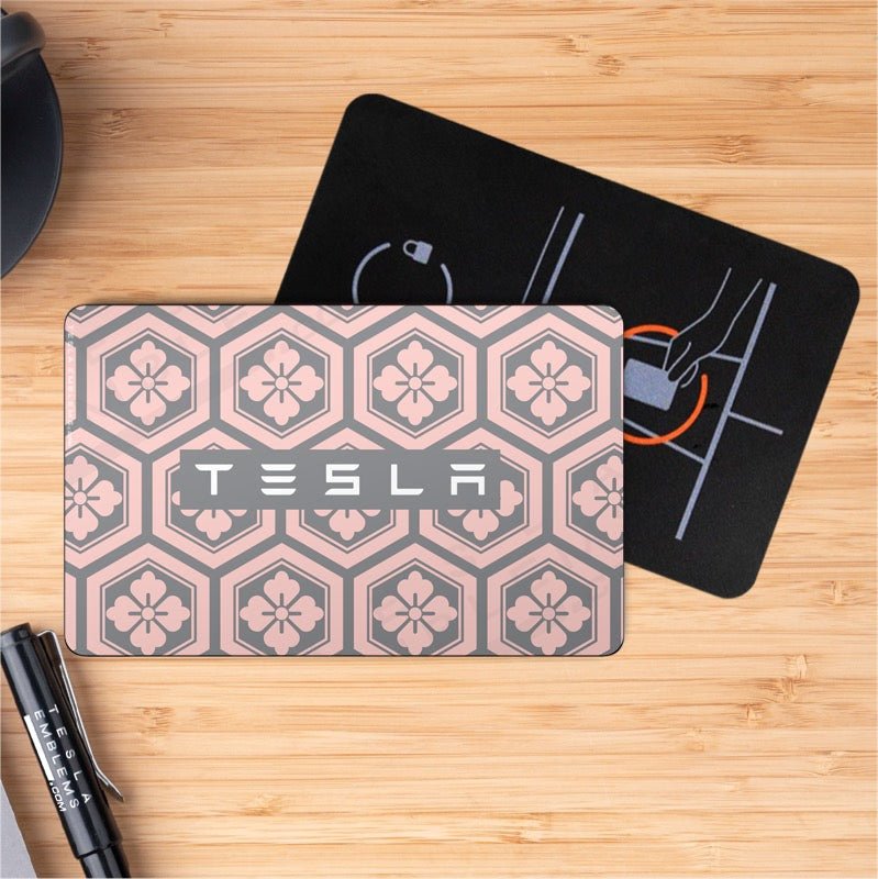 Sakura Hex Tesla Keycard Decal