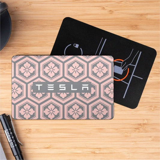Sakura Hex Tesla Keycard Decal