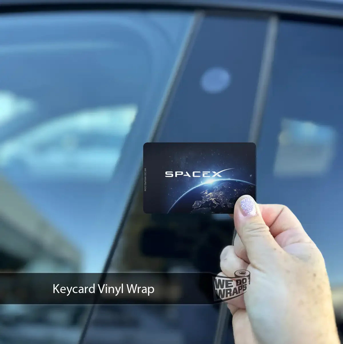 SpaceX Tesla Keycard Decal