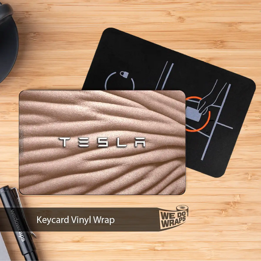 Sphynx Cat Fur Tesla Keycard Decal