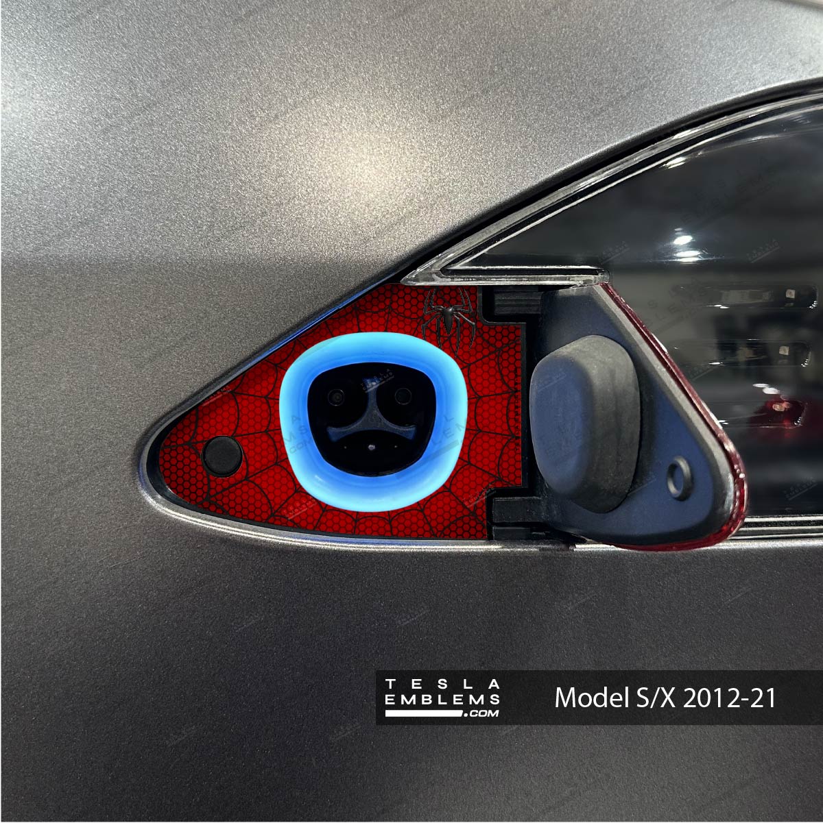 Spider-Man Tesla Charge Port Wrap | Model S