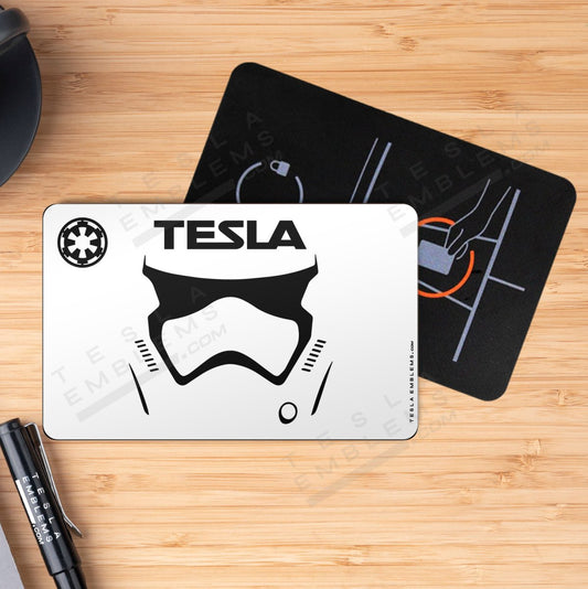 Storm Trooper Tesla Keycard Decal